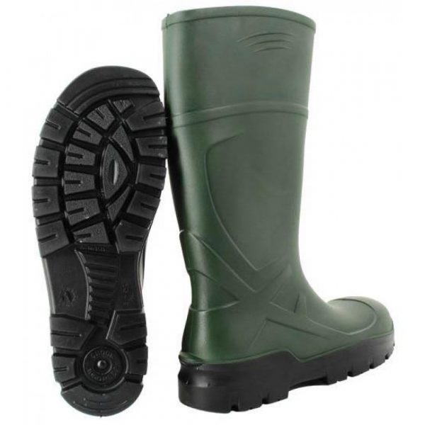 Çelik Burun Ve Taban Korumalı Poliüretan İş Çizmesi Haki 2