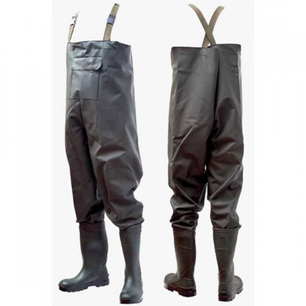 Çelik Korumasız Poliüretan Göğüs Çizme Haki